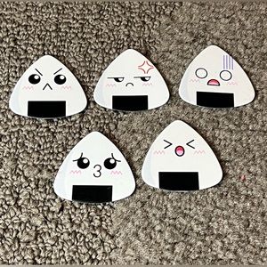 *6 for $10!* Onigiri Guitar Picks - Name your price! Japanese Rice Ball Kawaii
